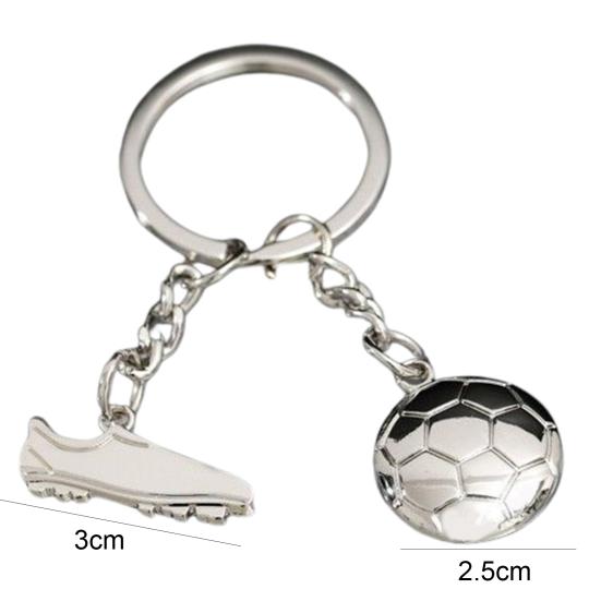 Fantastic Metal Key Ring Keychain Cool Sports Football Soccer Shoe Lovely Keyring