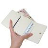 Aldi Hanamaru Obake Clasp White Wallet, HO1-2WH,