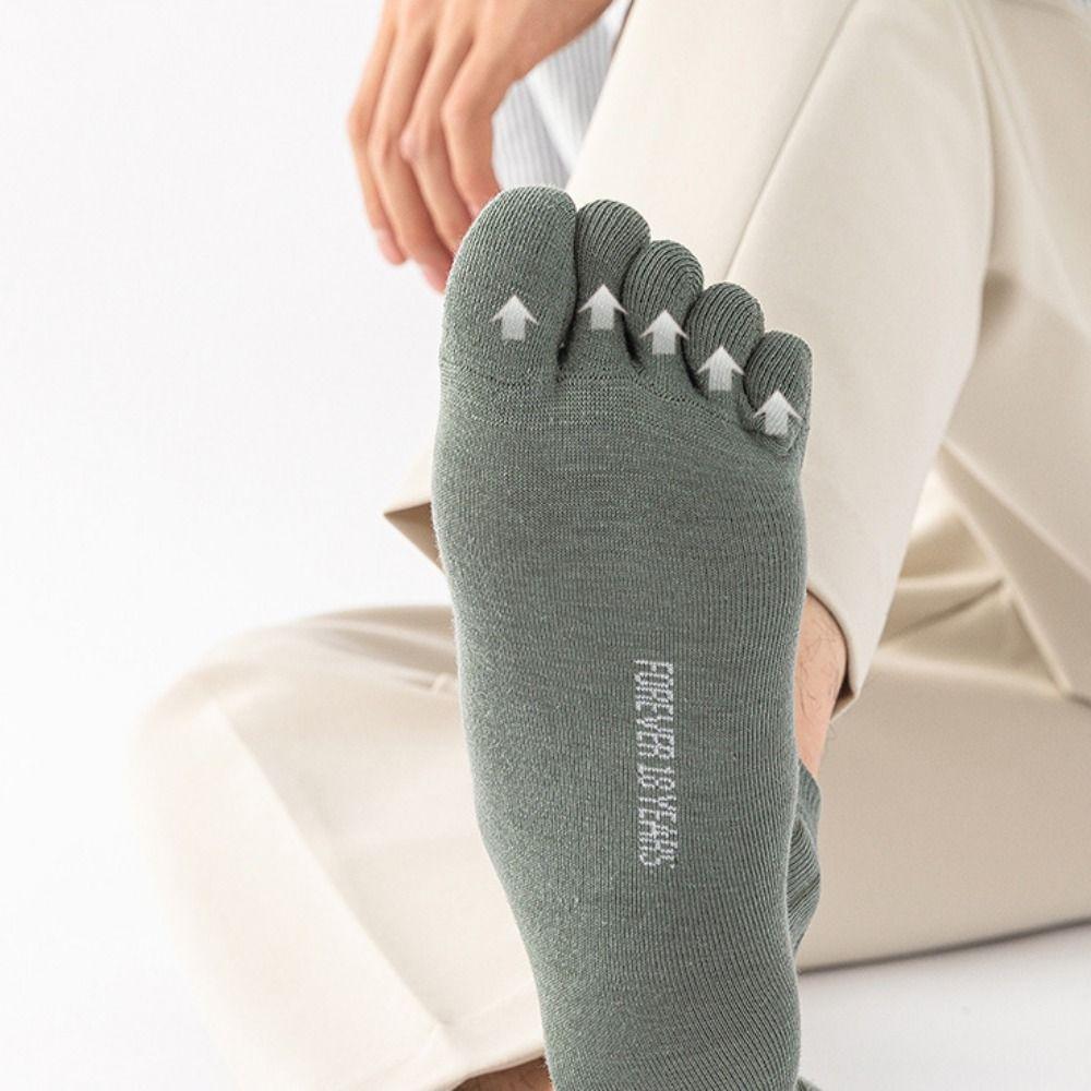 With Separate Fingers Five Finger Socks Thin Cotton Toe Socks Low Cut Ankle Sports Socks  Summer