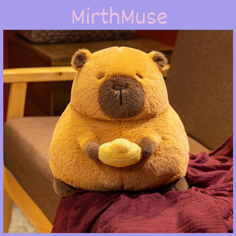 Plush Cute Capybara Doll Capybara Charm Money God Plushie New Year Gift
