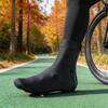 High Top Waterproof Cycling Shoe Cover With Elastic Cuff For Easy On Off Reflective Safety Features For Night Riding