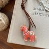 New Creative Cute Cloth Animal Horse Necklaces for Women Children Fashion Sweater Chain Accessories