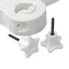 Bandeja para Instrumentos de Tartrectomía de Silla Dental Estante de Plástico Montado en Poste Accesorios para Silla Dental Consumibles de Odontología Equipo de Odontología