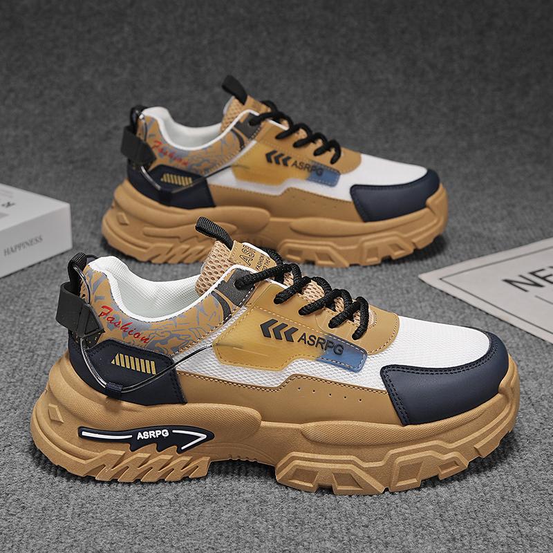 

New Fashion New Men s Fashion Casual Low Top Sports Shoes Students Thick Sole Comfortable Sneakers Boys Male Classic Breathable Basketball Shoes 46 хакі