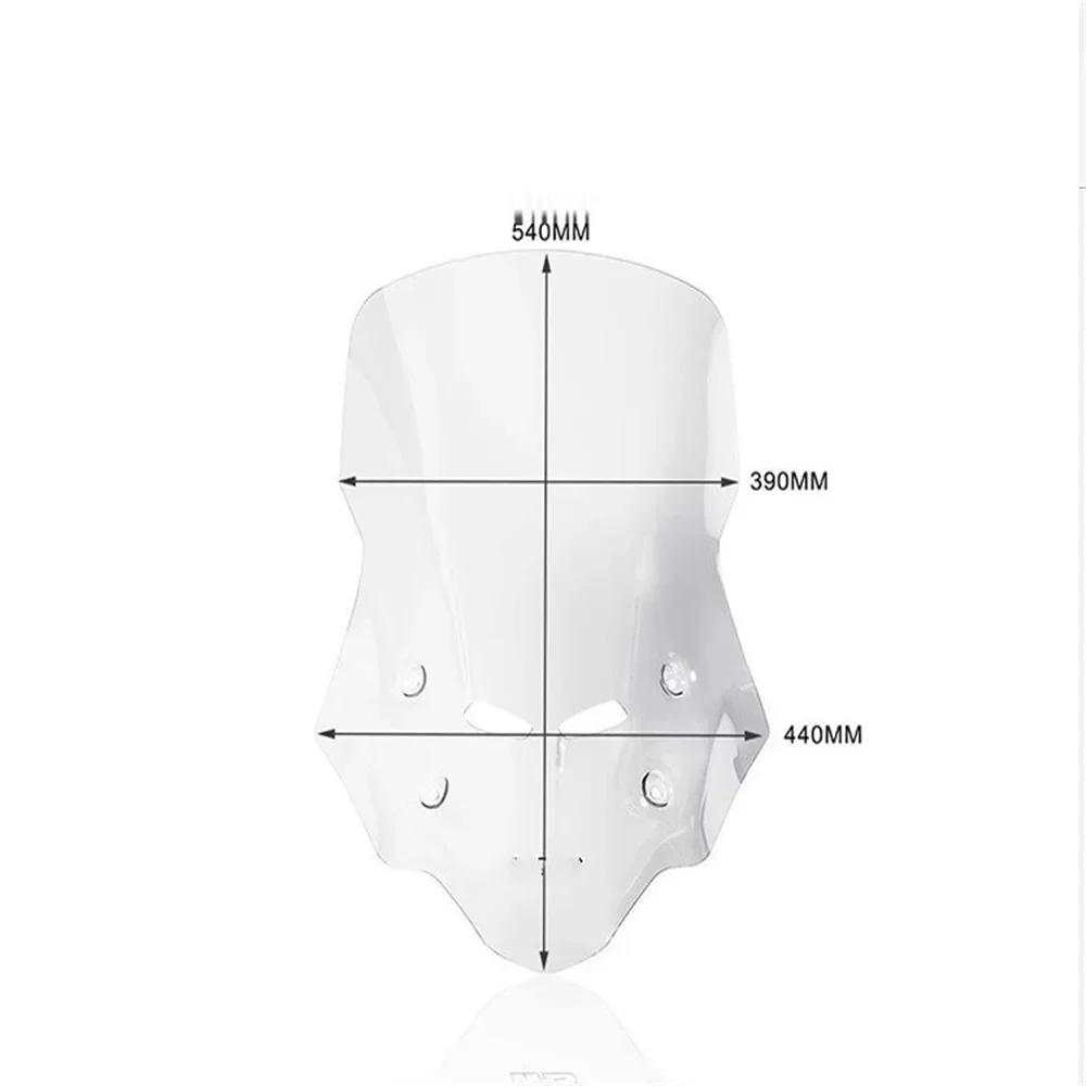 For Honda CB400X modified heightened windshield cb500X windshield accessories Honda cb400X Cb500X modified heightened windshield