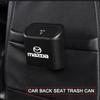 Car Vehicle Case Storage Box Black ABS Square Pressing Trash Can For Mazda 3 6 CX5 2 CX3 CX9 MX5 RX8 Axela Demio MS CX5 2 Axela Demio Atenza MS GJI GH