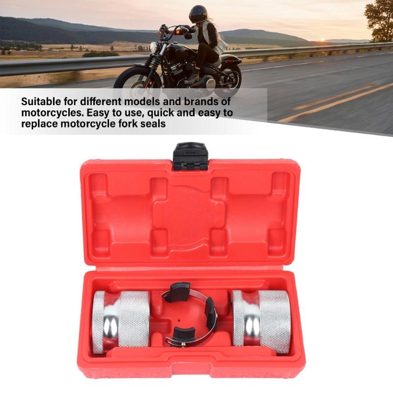 Motorcycle Adjustable Fork Seal Driver Tool 35mm-50mm Motorcycle Fork Tube Oil Seal Driver Installation Tool