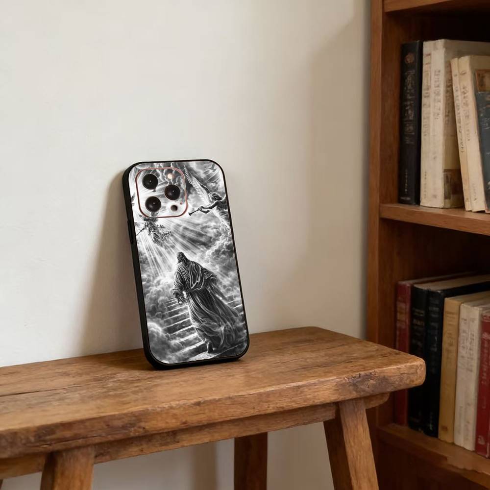 

Чехол для телефона «Сын Божий Иисус Крест Святой Свет» для iPhone 17, 16, 15, 14, 13, 12, 11 Plus, Pro, магнитный с Magsafe, беспроводная зарядка iPhone15ProMax