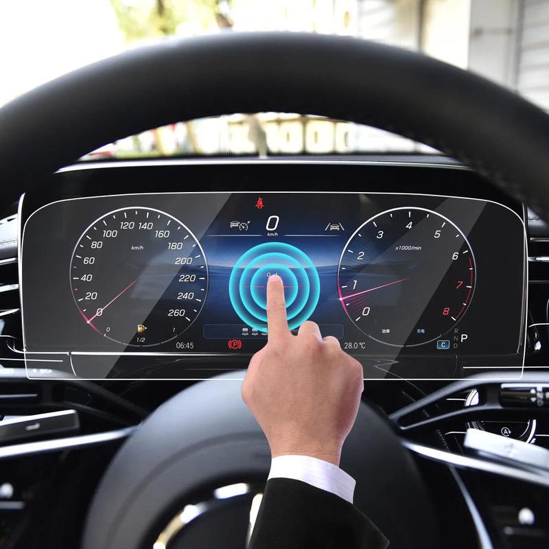 For Mercedes Benz E Class 2024 W214 E300 trument Screen Film Dashboard Tempered Glass Screen Protector Film Accessories