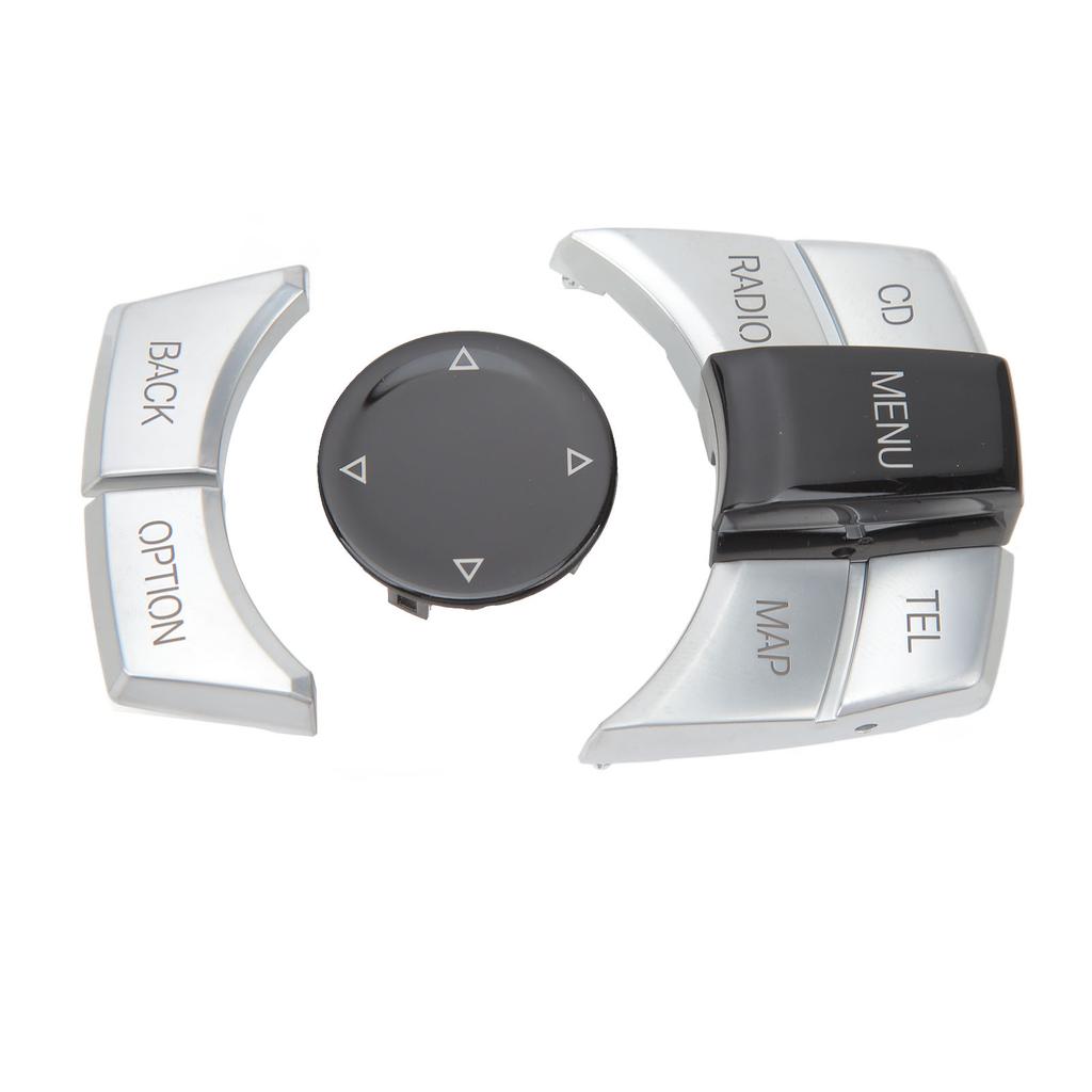 6 Stück Zentrale Multimedia-Tasten Exquisite Oberfläche Glatte Berührungskontrolle Drehknopf Tastenabdeckung Passend für 1 3 5 6 Serie