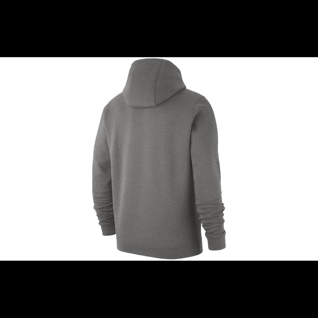 Nike Letter Print Hooded Pullover With American Fleece Lining And Long Sleeves Sweatshirt Men's Toned Dark Gray HQ2112-063