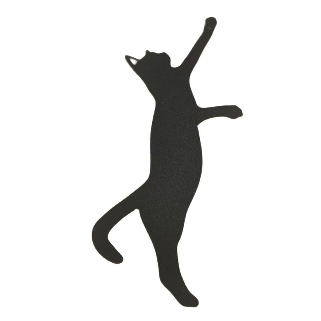 Black Kitten Metal Bookmark - Creative Cat Design, Perfect Gift for Students and Friends.