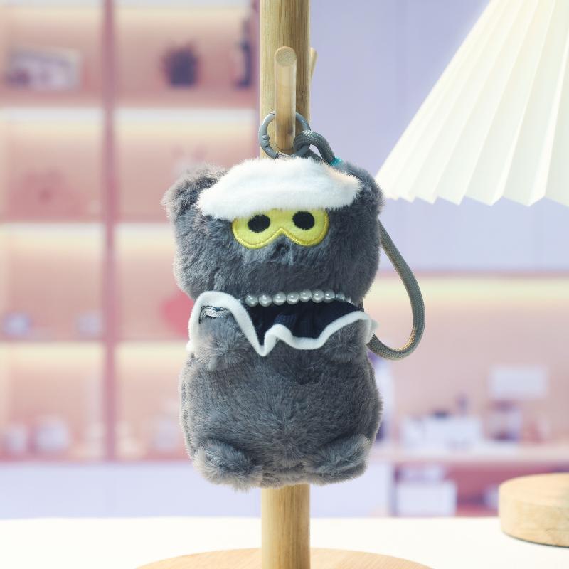 Kawaii G-Dragon Zoa Plush Doll Cartoon Plush Kitten Keychain Pendant Lovely Bag Charm Backpack Hanging Decoration Gifts