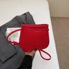 Fashionable, Casual, Simple, Niche, Solid-color, Single-shoulder Bag, Crossbody Bucket Bag
