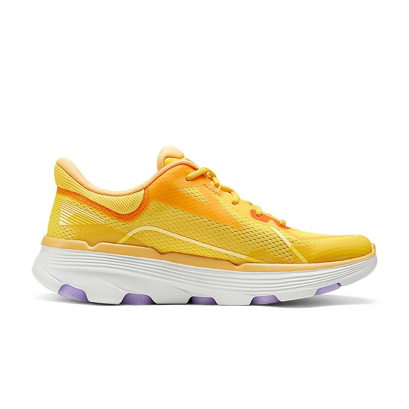 Skechers Go Run 7.0 Comfortable Versatile Low-Top Casual Running Shoes Women sneaker Yellow White 129336-YLOR