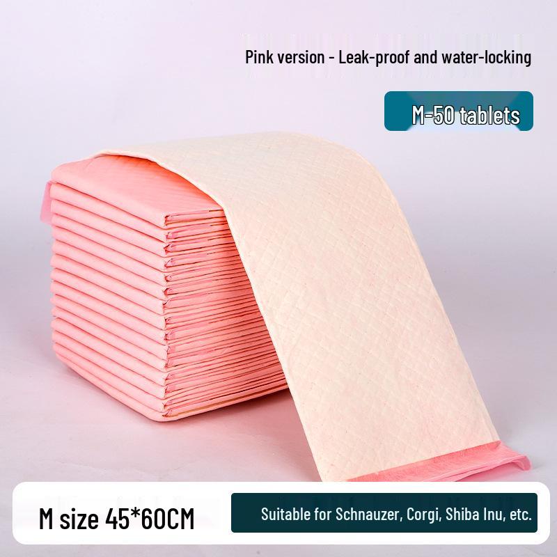 Disposable Thickened Dog Training Pads - Absorbent Large Dog Diapers and Bed Pads