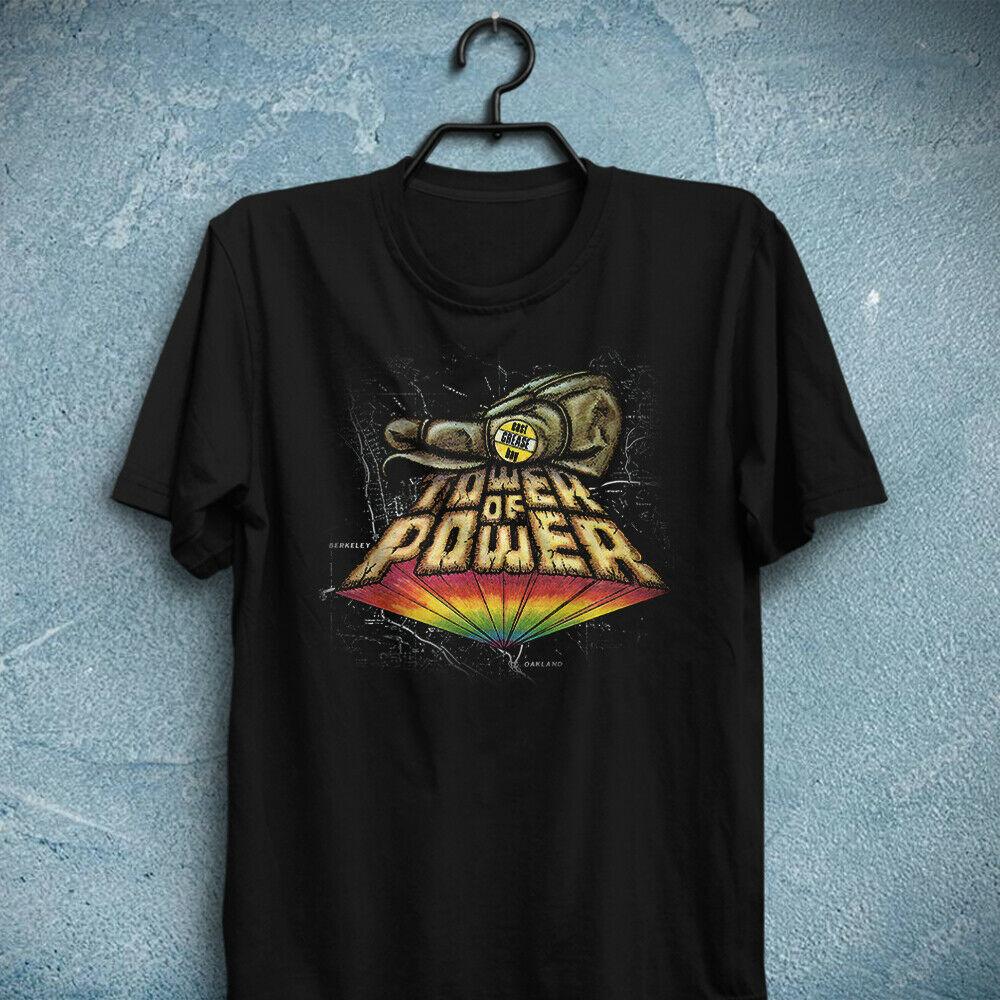 Tower of Power Funk Bands Retro T-shirt Emilio Castillo East Bay Grease Albums XXL