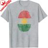 Kurdistan Fingerprint Flag Design TShirt Patriotism Daily Life Casual Shirt Kurdish Men Women Unisex Tee Summer Cotton Tops