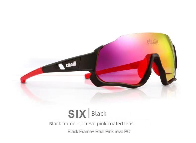 Chinallay Children's Cycling Glasses, Polarized Bicycle Glasses, Youth Roller Skating and Speed Skating Outdoor Sports Glasses