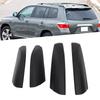 4Pcs Roof   Rack Rail End Cover Roof Rack       Cover Replacement for     2007 To 2013