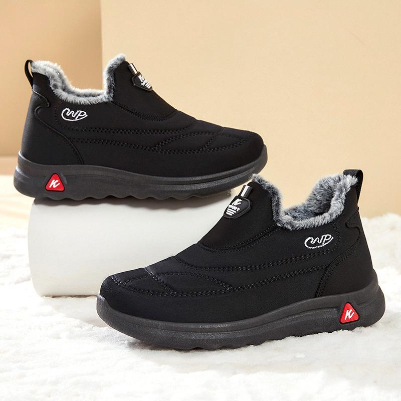 New Cotton Shoes, Warm One-foot Boots, Fleece and Thickened Snow Boots, Cold-proof and Comfortable Cotton Boots