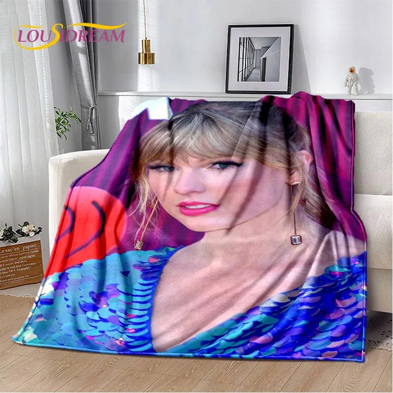 3D Taylor-r Singer T-Swizzle Decke, Weiche Überwurfdecke für Zuhause Schlafzimmer Bett Sofa Picknick Reise Büro Abdeckung Kindergeschenk Geschenk