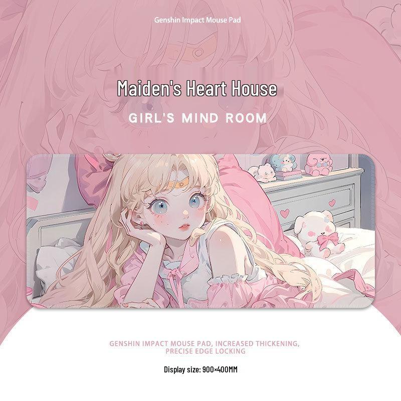 Sailor Moon XL Mouse Pad: Cute, High-Value Office Keyboard Mat Featuring Anime Girls