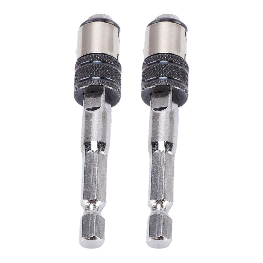2 Pcs Hex To Square Socket Converter 1 4 Inch Drive Bit and Socket Adapter for Electric Drill