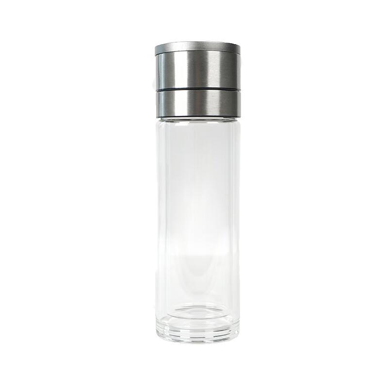 Youfuyou Pai Double Wall Glass Tea Infuser Bottle 350ml