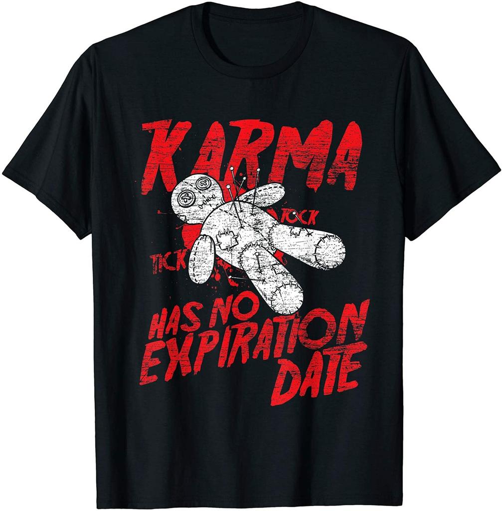 Voodoo Doll Costume Gift Scary Karma Halloween T-Shirt Size S-5XL