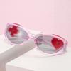 JYL TS Rimless Sunglasses Unisex UV Protection Cyberpunk 18217