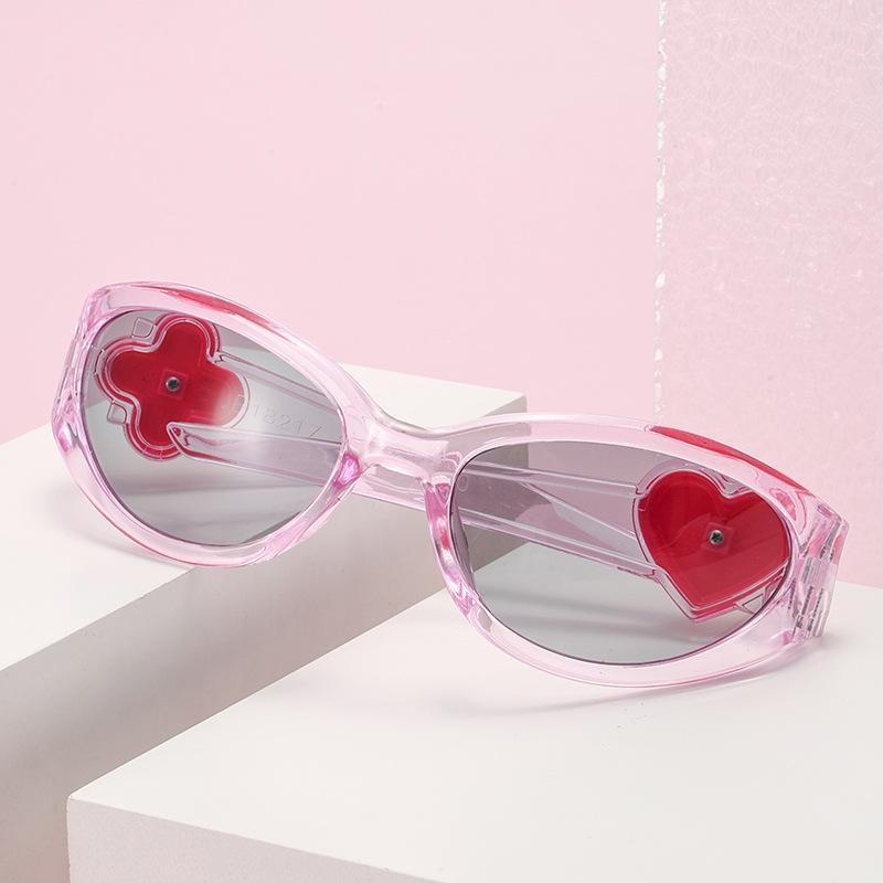 JYL TS Rimless Sunglasses Unisex UV Protection Cyberpunk 18217