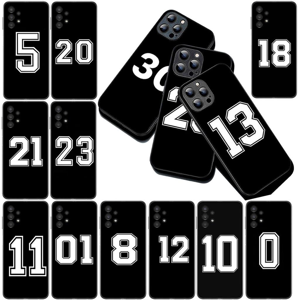 Number Football Basketball Sport No 24 5 10 23 Phone Case for Apple iPhone 12 13 Pro Max Mini ProMax X XR Air XS 12Pro 13Pro