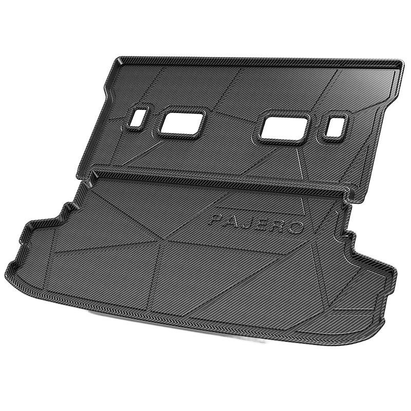 Custom TPE Trunk Mat for Pajero - Tail Box Decoration