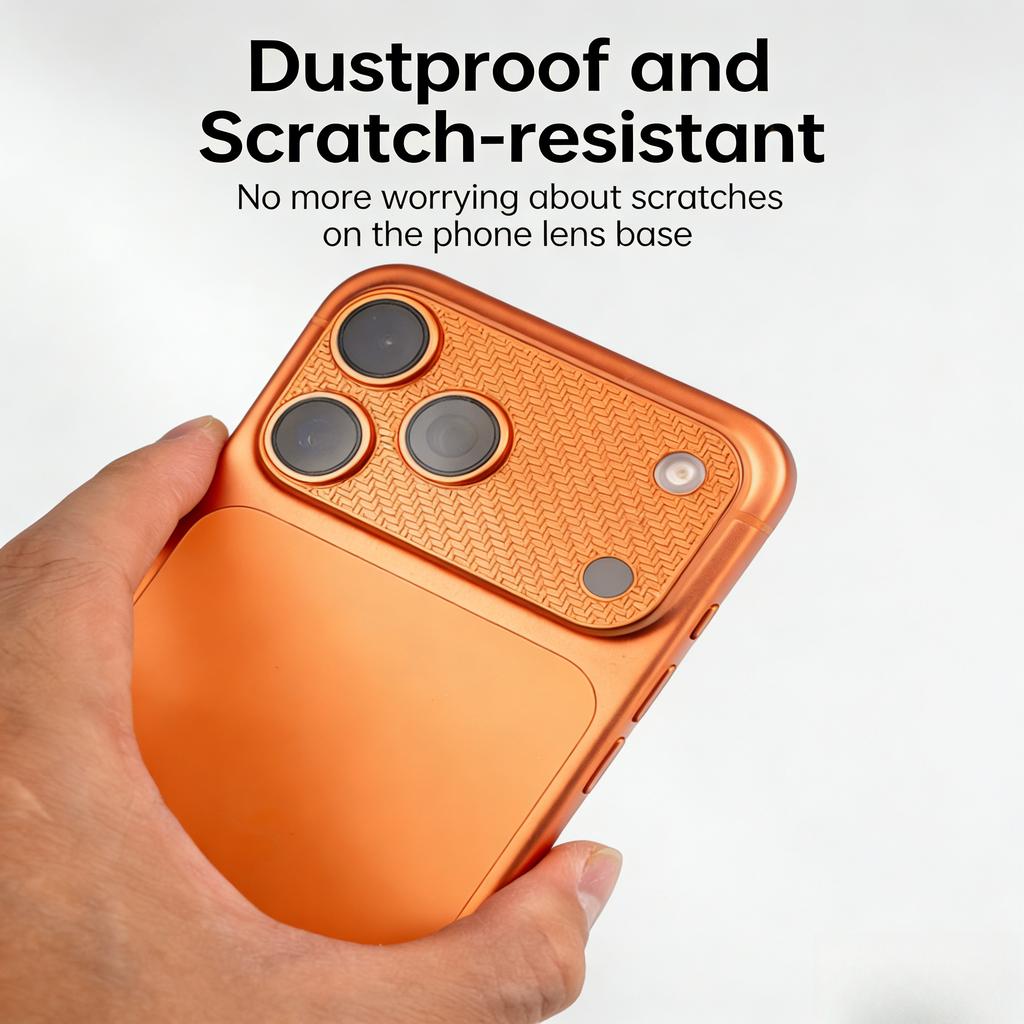 Ultra-thin Slim Invisible Full-cover Integrated Dustproof Net for IPhone 17Pro Max17Pro Mesh Heat-dissipation Metal Base Sticker