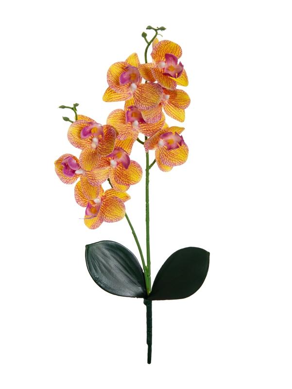 Artificial Flowers 2 Forked Butterfly Orchids Home Room Vase Table Decor Wedding Outdoor Yard Bridal Bouquets DIY Wreath Gifts