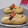 Hole Shoes Men's Summer Wear 2025 New Beach Platform Non-slip Deodorant Sandals Bag Head Half Slippers Men