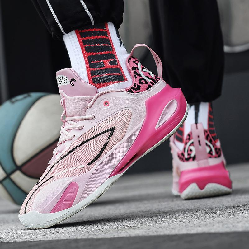 

Баскетбольные кроссовки Flash 11 Мужские Фантом Женские Городская Вишня Пудра Нескользящие и Износостойкие Дышащие Спортивные с Звуком Трения Студенческие 36