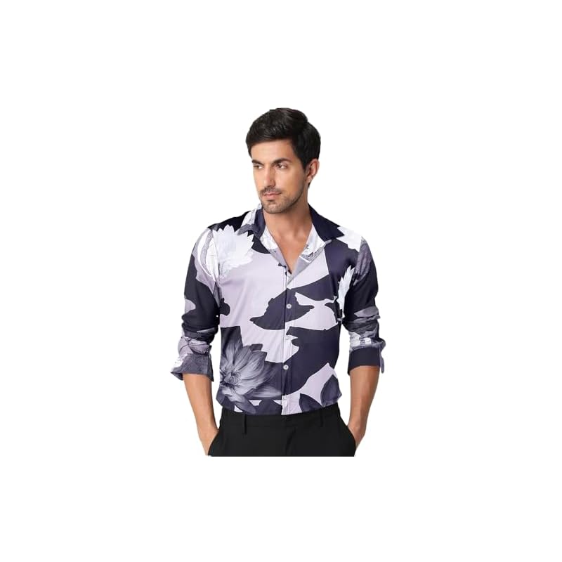 Noble Monk Mens Printed Regular Fit Casual Shirt | Full Sleeve | | Stylish Shirt For Men