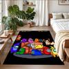 Rutschfester Kristall-Samt-Bodenläufer, Teppich im Among Us Design für Innenbereiche, Wohnzimmer, Schlafzimmer, Heimdekoration