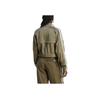 Adidas Originals – Trainingsjacke mit Reißverschluss und Trefoil-Streifenprint – Damenjacken – Grün IC5356