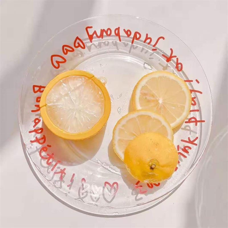 Cute Yellow Lemon Silicone Case For Apple Airpods 1 2 Case Silicone Earphone Wireless Bluetooth Headphone Cover For Airpods Pro