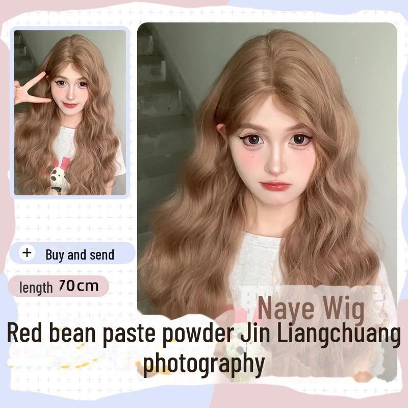 Yeye Summer Lace Wig: Natural-Looking Middle Part Long Curly Hair