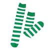Japanischer Stil 9 Farben Gestreifte Socke Knielang Schwarz Weiß Pink Mittellange Socke Warme Sportsocke Kostümpartys