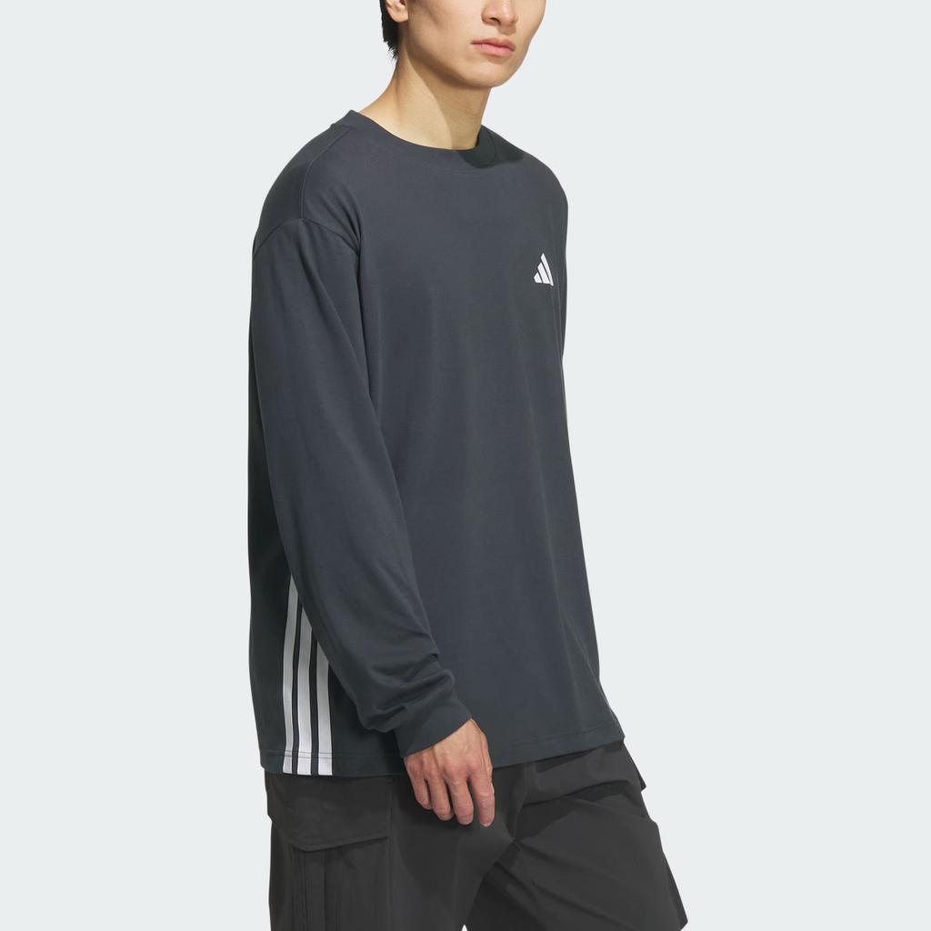 adidas T Shirts Unisex Dark Gray Crew Neck Moderate KF5194-