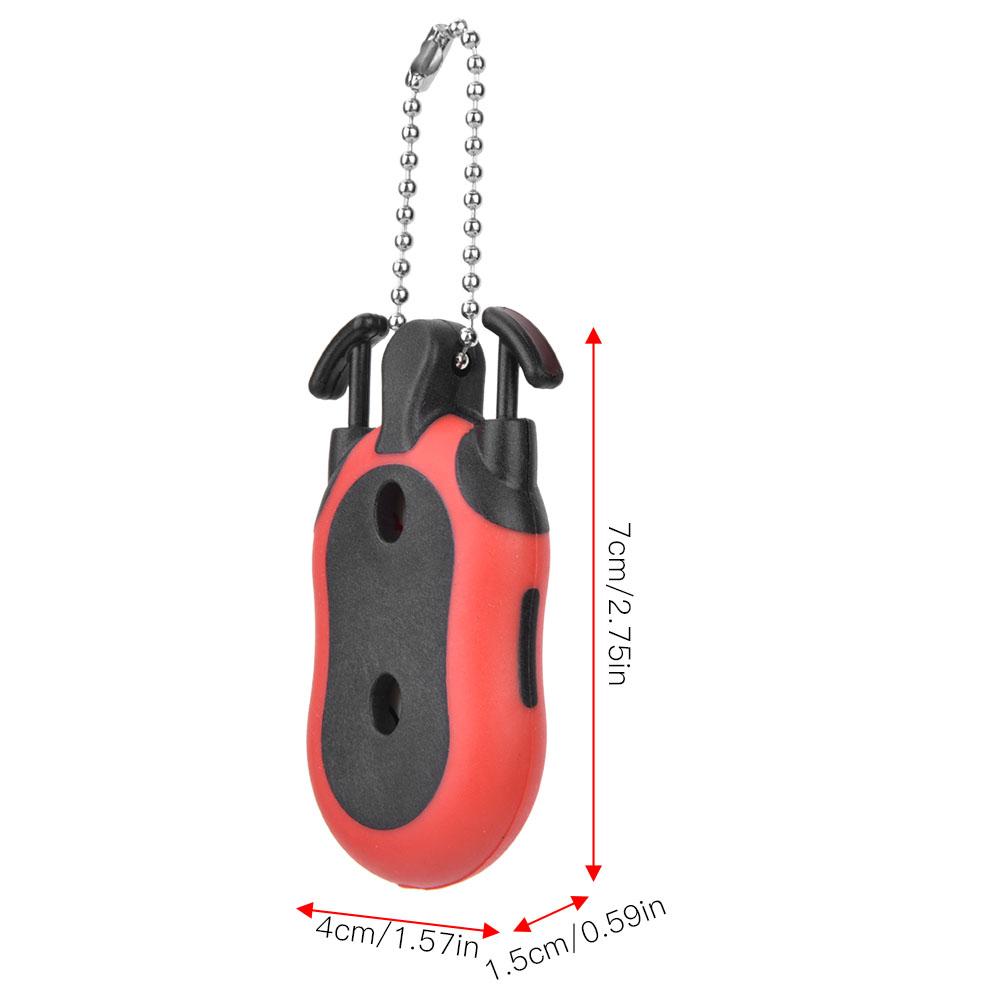 Portable Golf Bag Shape Golfing Score Counter Training Practice Competition Accessory (red)