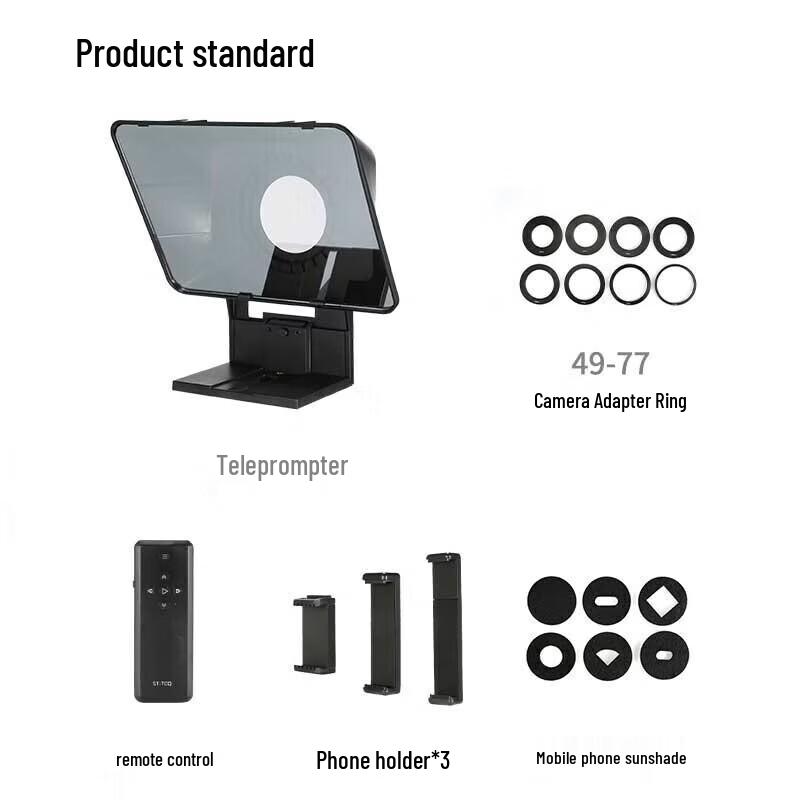 JS12 Teleprompter for Live Streaming & Recording