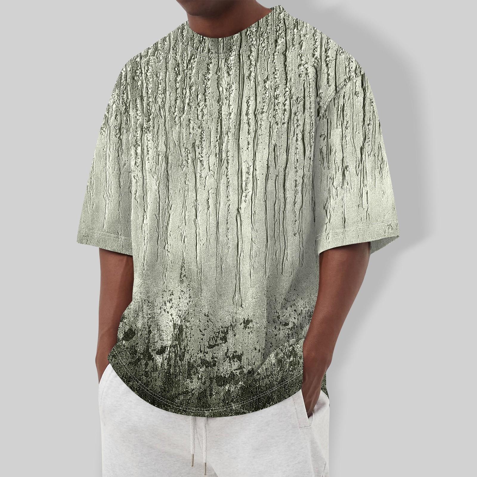 

Летняя мужская популярная футболка с круглым вырезом и коротким рукавом с принтом L