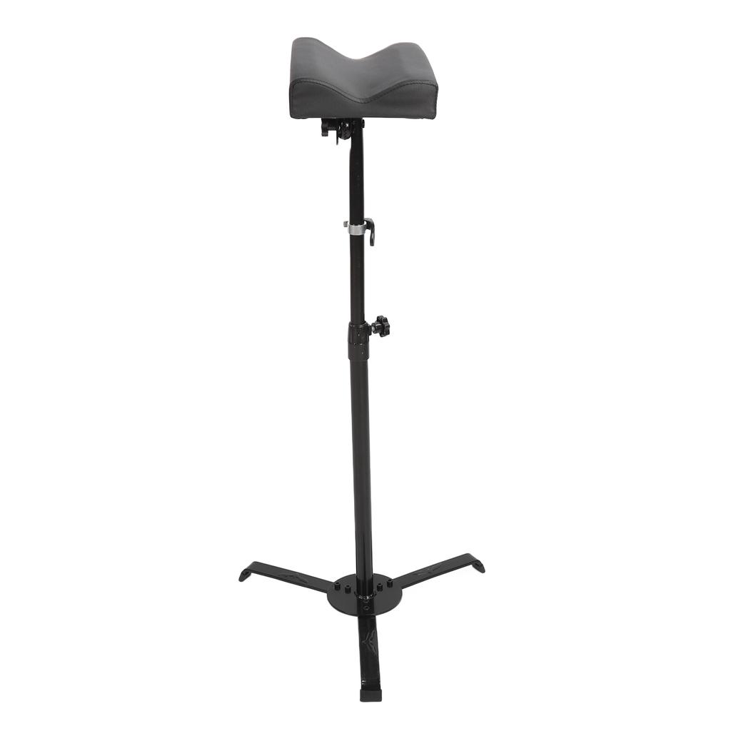 Tattoo Armrest Stand Height Adjust Waterproof Stable Base PU Tattoo Tripod Stand for Hands Black
