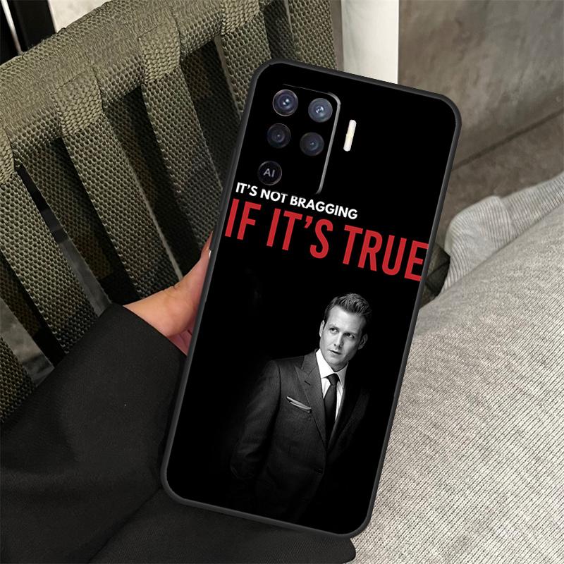 Suits TV Show Case For Oppo A58 A18 A38 A78 A98 A17 A77 A80 A40 A60 A16 A76 A96 A74 A94 A54 A15 A57S Cover